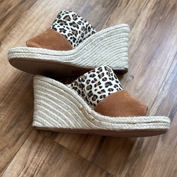 TOMS Monica Espadrille Wedge Sandals Size 9 - Picture 4 of 7